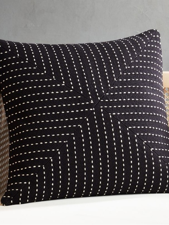 CB2 Other - CB2 Modern Black & White Geometric Throw Pillow Case - Home Accents